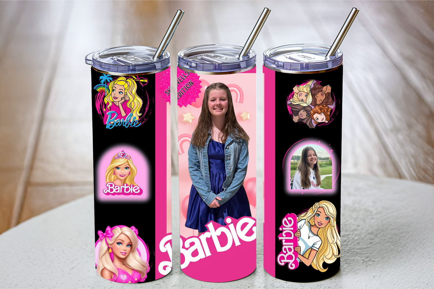 20 oz SUBLIMATION CUP DOLL BOX DESIGN