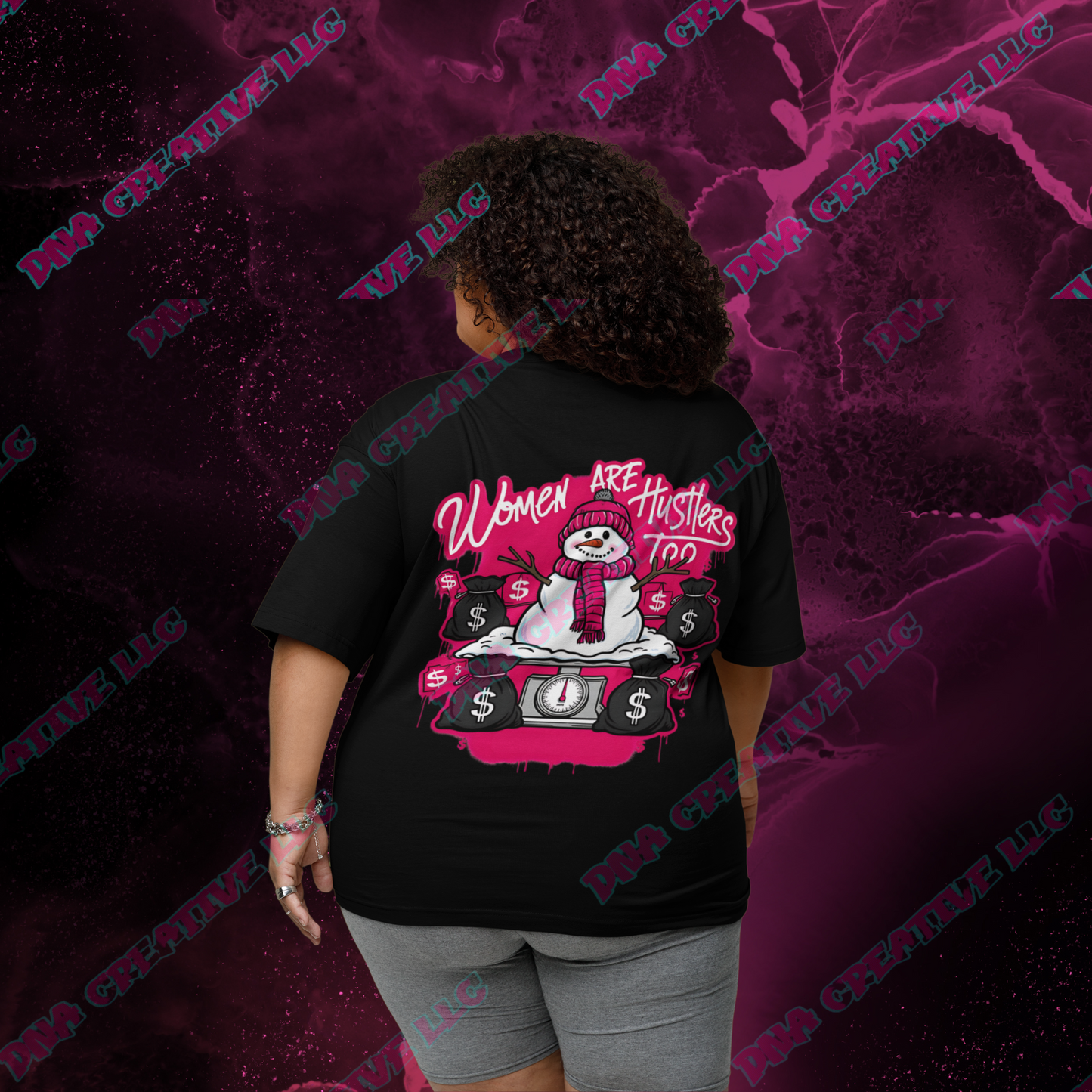 "WOMEN ARE HUSTLERS TOO" T-SHIRT