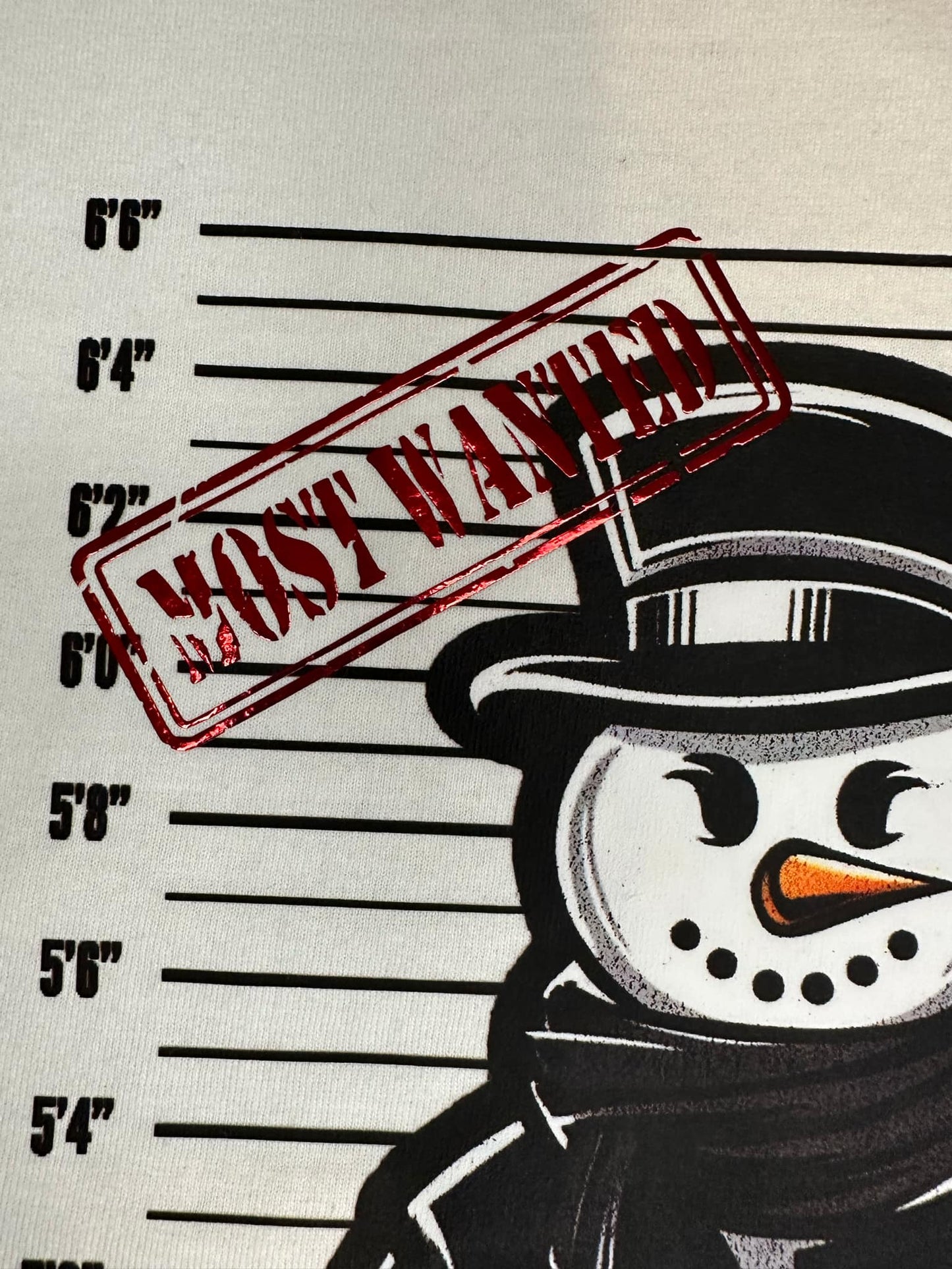 MOST WANTED SNOWMAN T-SHIRT
