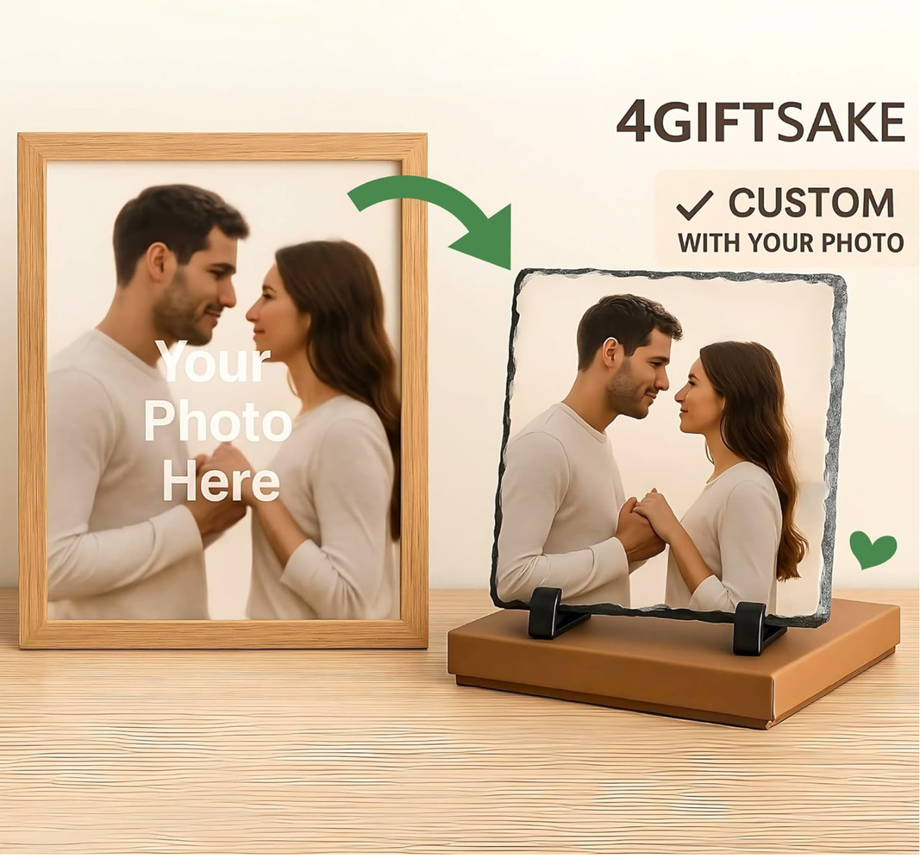 Personalized Photo Slate – A Lasting Tribute to Loved Ones & Pets