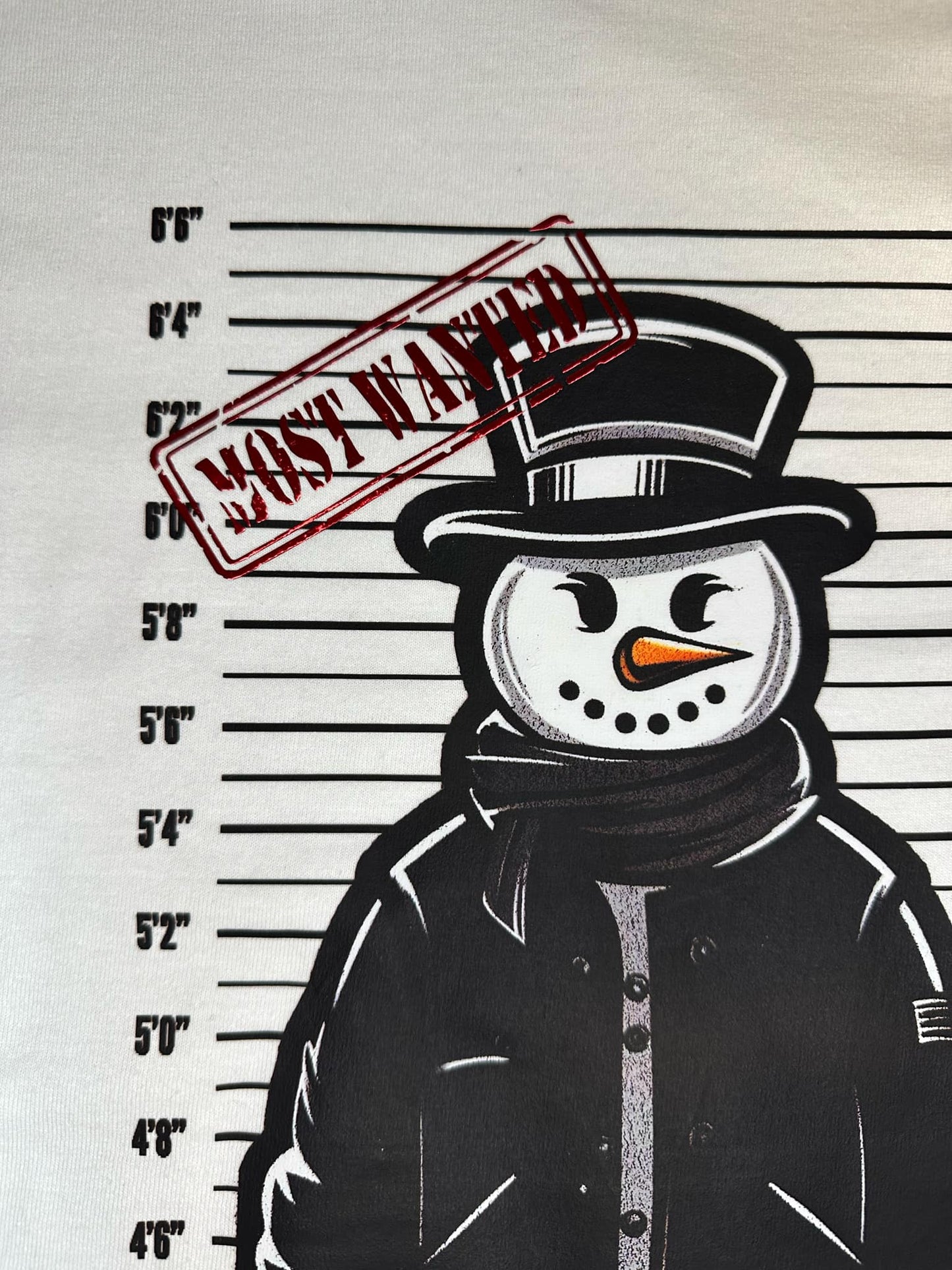 MOST WANTED SNOWMAN T-SHIRT