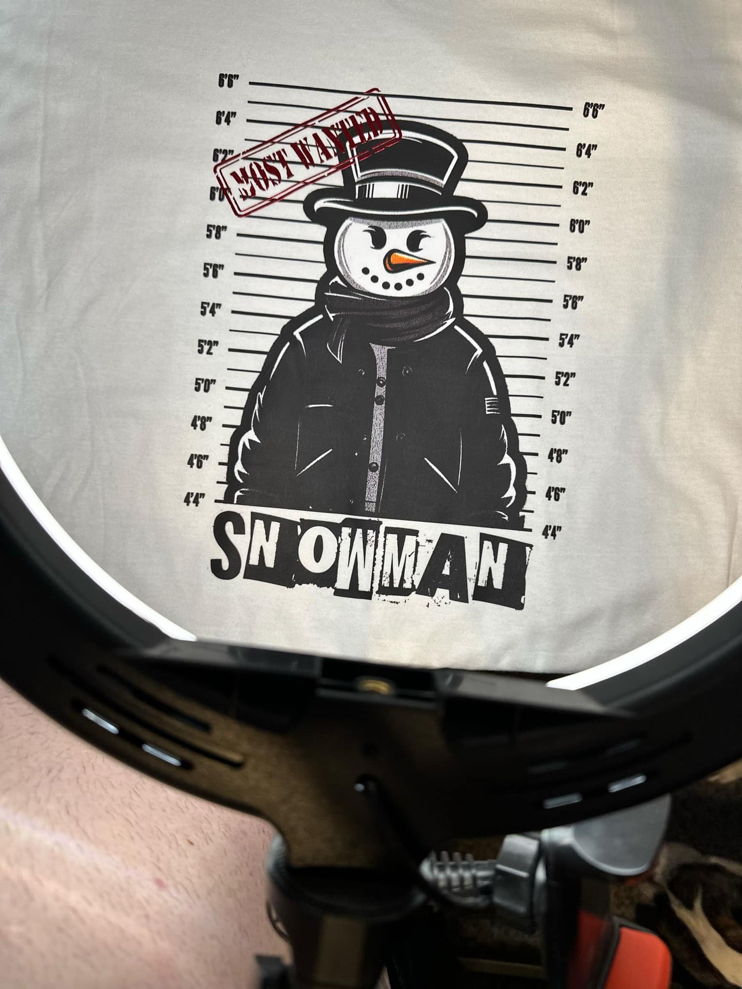 MOST WANTED SNOWMAN T-SHIRT