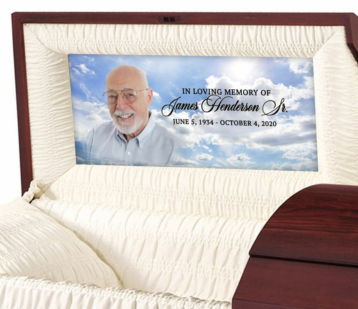 🌹 Personalized Casket Inserts – A Final Tribute of Love