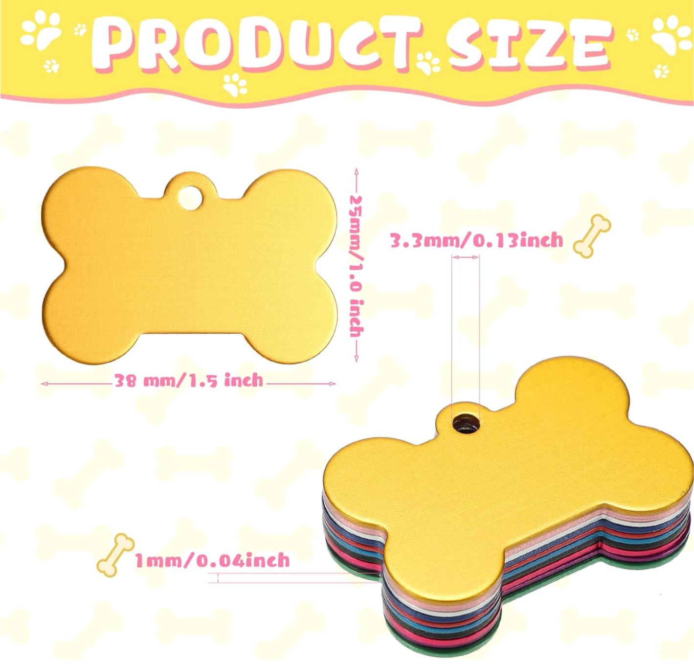PET TAG (LASER ENGRAVED)