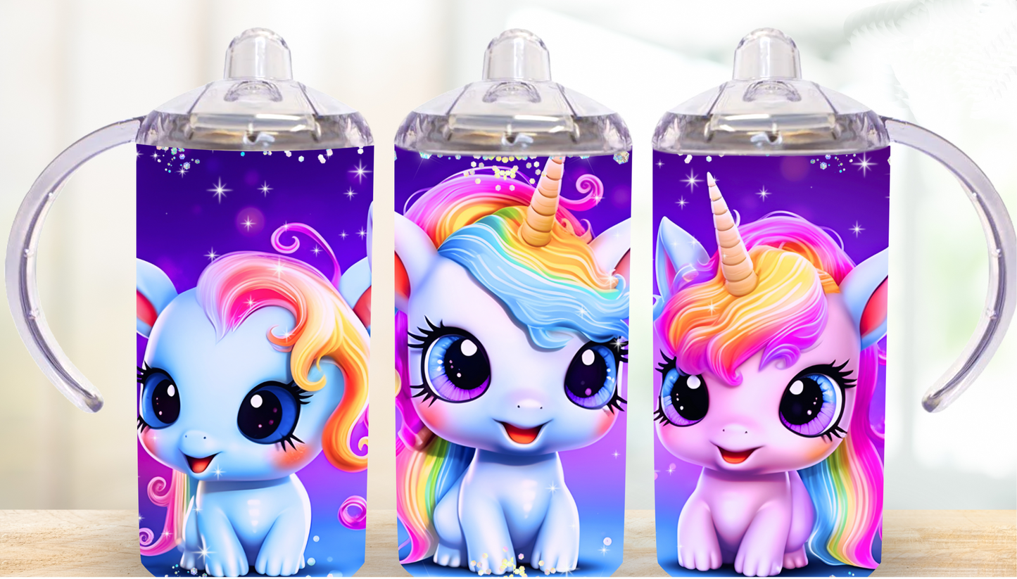 UNICORN SIPPY CUP WITH PERSONALIZATION