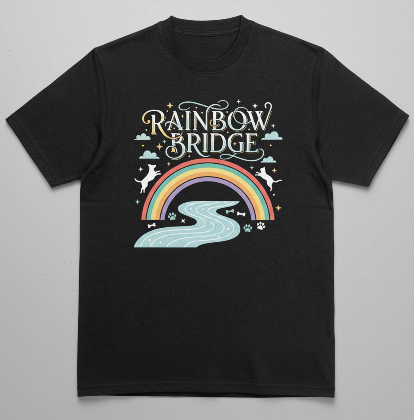 Rainbow Bridge Pet Memorial T-Shirt