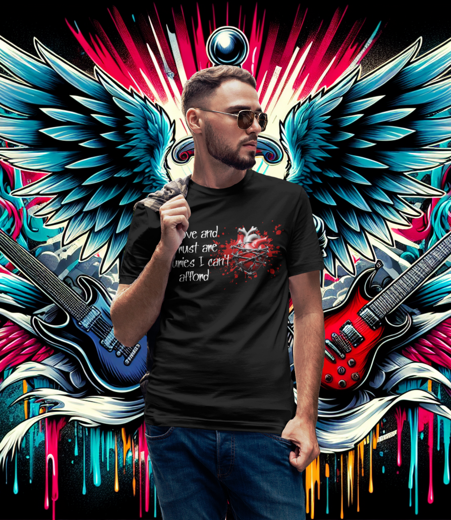 LOVE AND TRUST ISSUES T-SHIRT