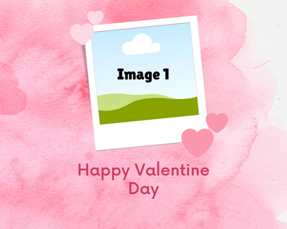 Photo Collage Board - 8"x10" Valentine's Day #8
