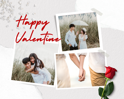 Photo Collage Board - 8"x10" Valentine's Day #7