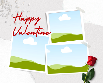 Photo Collage Board - 8"x10" Valentine's Day #7