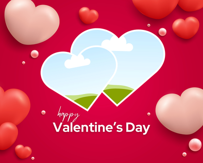 Photo Collage Board - 8"x10" Valentine's Day