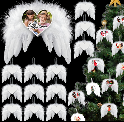 ANGEL WING CHRISTMAS TREE ORNAMENT