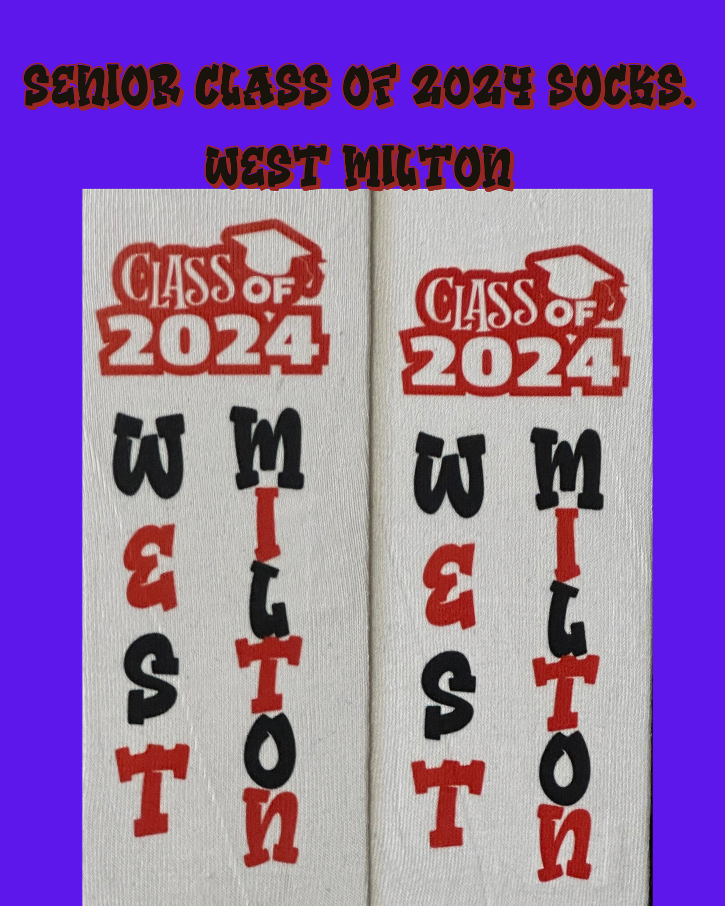 WEST MILTON SENIOR 2024 SOCKS