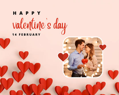 Photo Collage Board - 8"x10" Valentine's Day