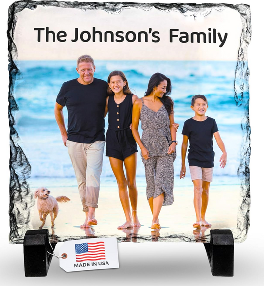 Personalized Photo Slate – A Lasting Tribute to Loved Ones & Pets