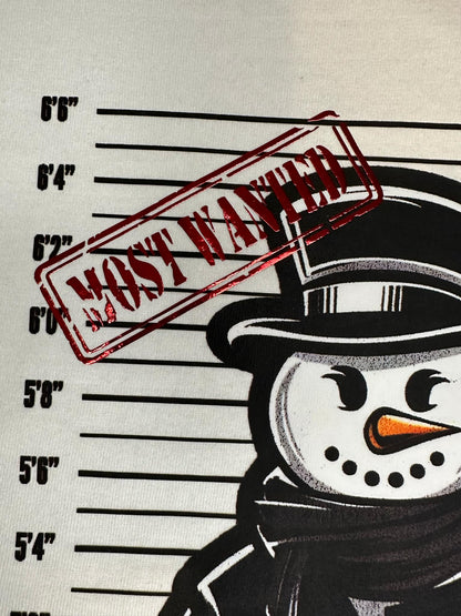 MOST WANTED SNOWMAN T-SHIRT