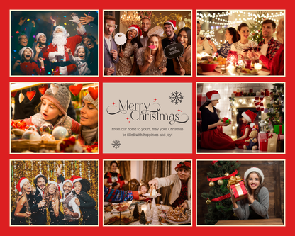 8” X 10” CHRISTMAS BOARD 8 PHOTOS