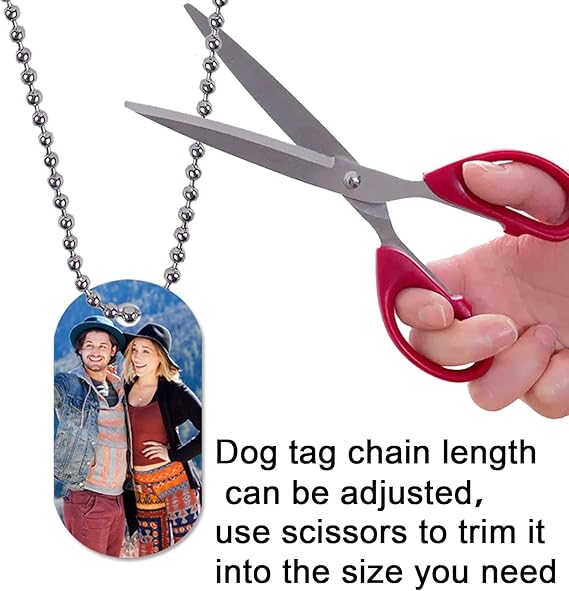 DOG TAG NECKLACE (Easy Upload)
