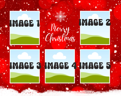 8” X 10” CHRISTMAS 5 PHOTO COLLAGE