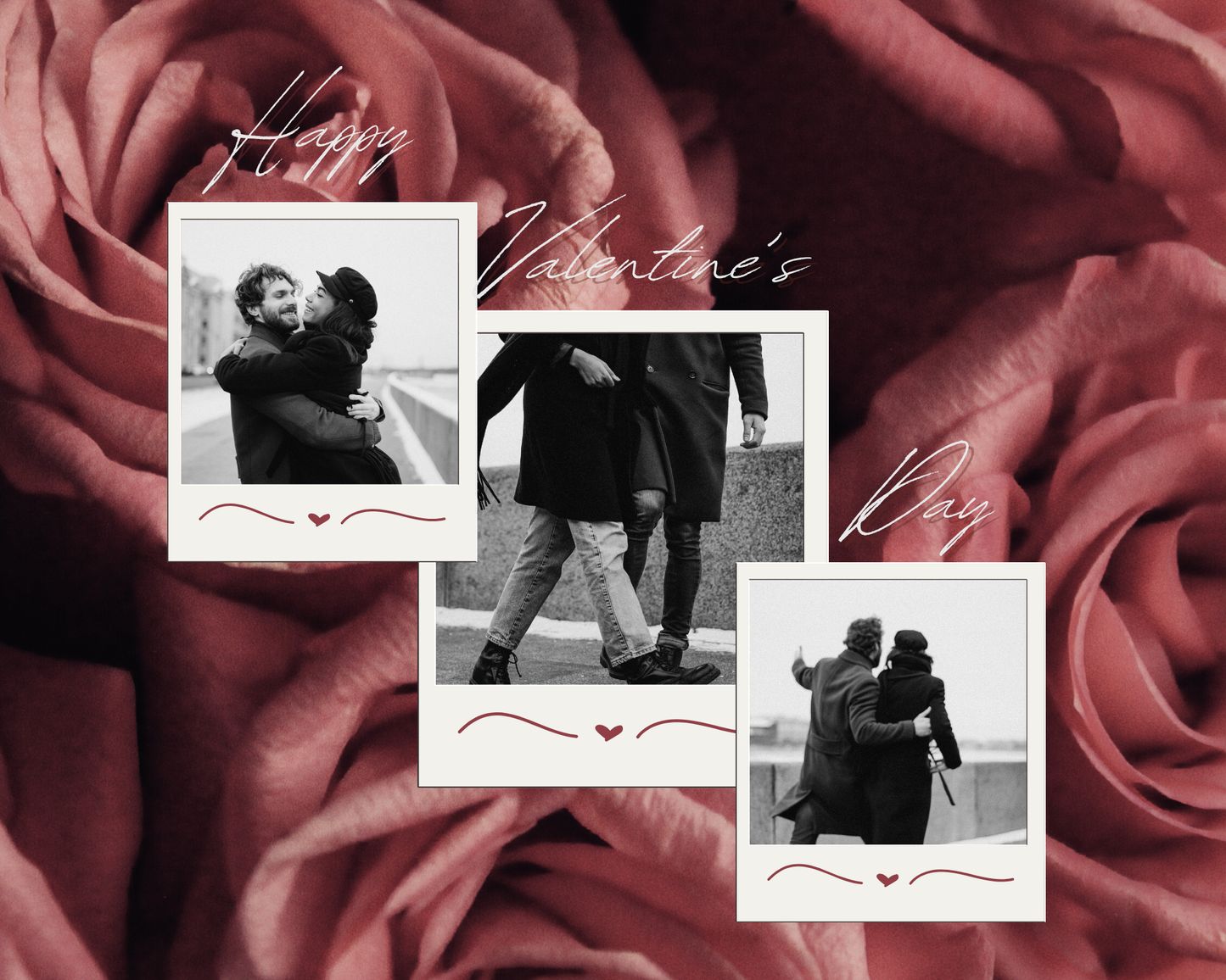 Photo Collage Board - 8"x10" Valentine's Day