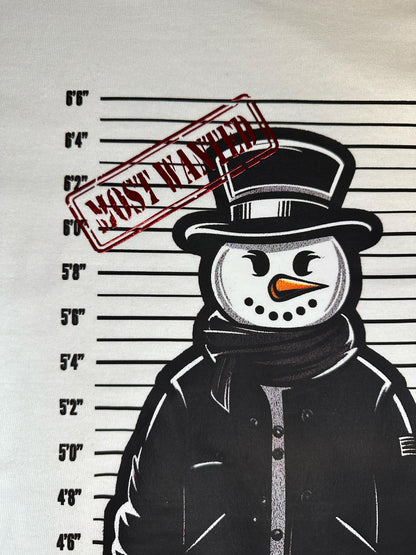 MOST WANTED SNOWMAN T-SHIRT