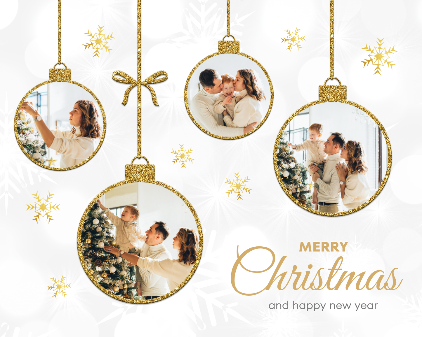 8” X 10” CHRISTMAS BALL DESIGN