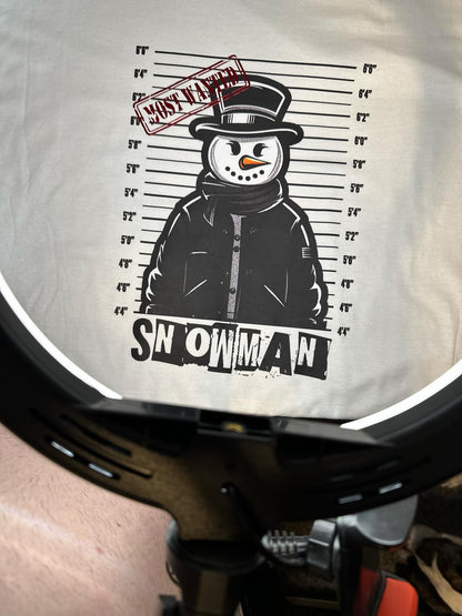 MOST WANTED SNOWMAN T-SHIRT