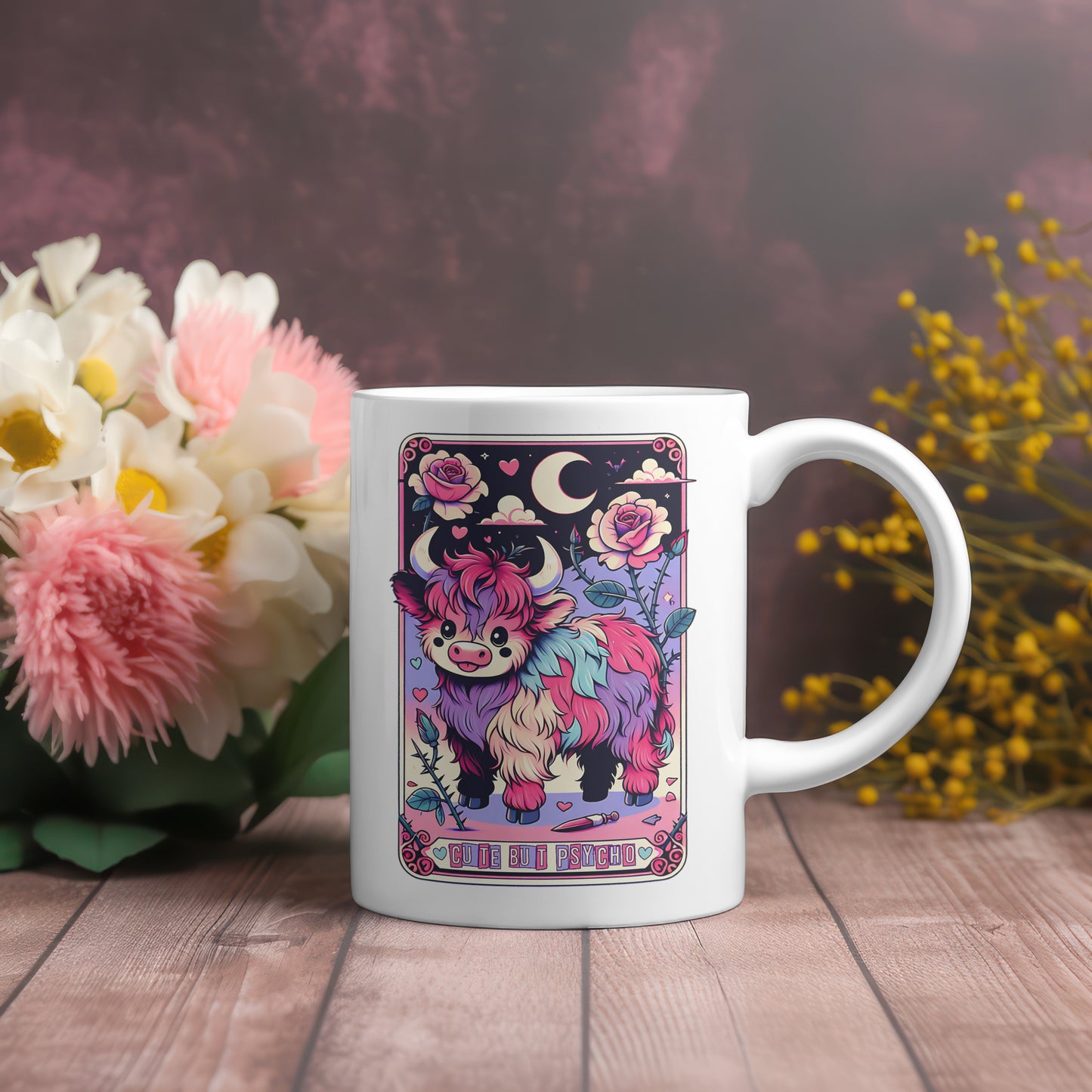 TAROT CARD MAGIC COW DESIGN