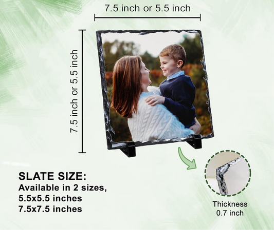 Personalized Photo Slate – A Lasting Tribute to Loved Ones & Pets