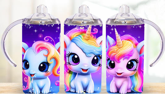 UNICORN SIPPY CUP WITH PERSONALIZATION