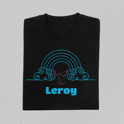 Rainbow Bridge Memorial T-Shirt - Personalized Pet Name