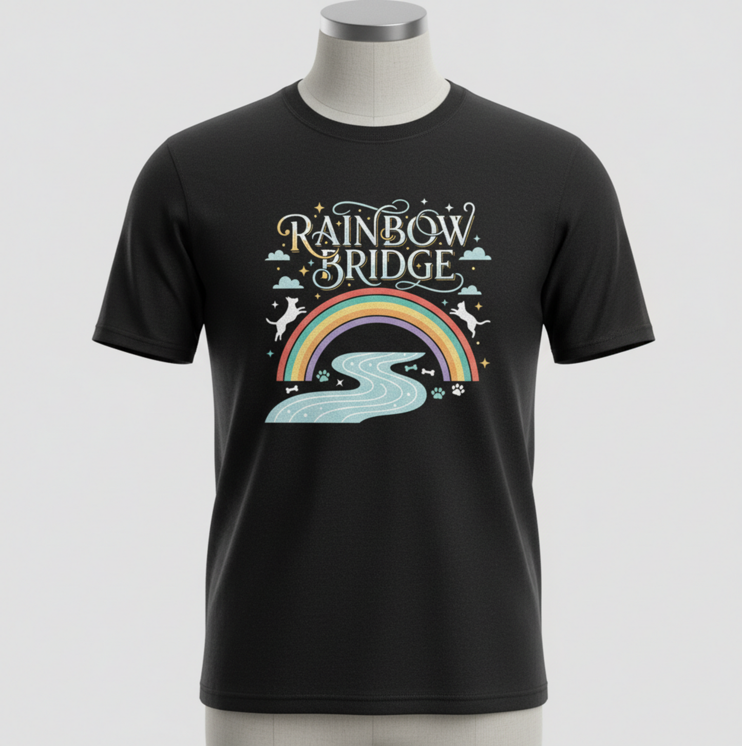 Rainbow Bridge Pet Memorial T-Shirt