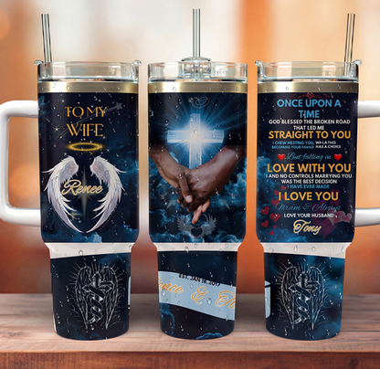 Premium Christian Couples Tumbler - Personalized Custom Drinkware