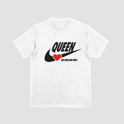 King & Queen "One and Only" Couples T-Shirt Set