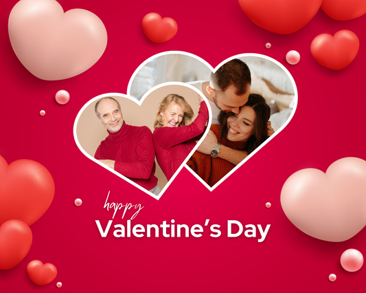 Photo Collage Board - 8"x10" Valentine's Day