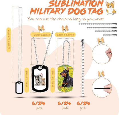 DOG TAG NECKLACE (Easy Upload)