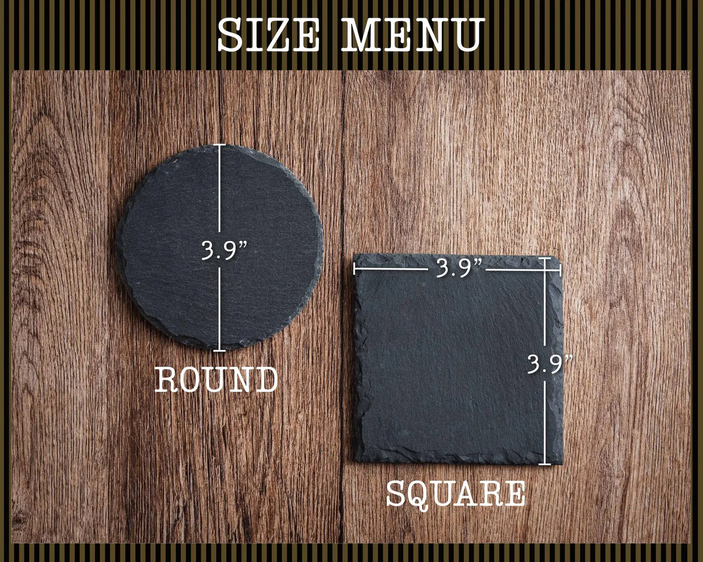 Laser Engraved Stone Slate