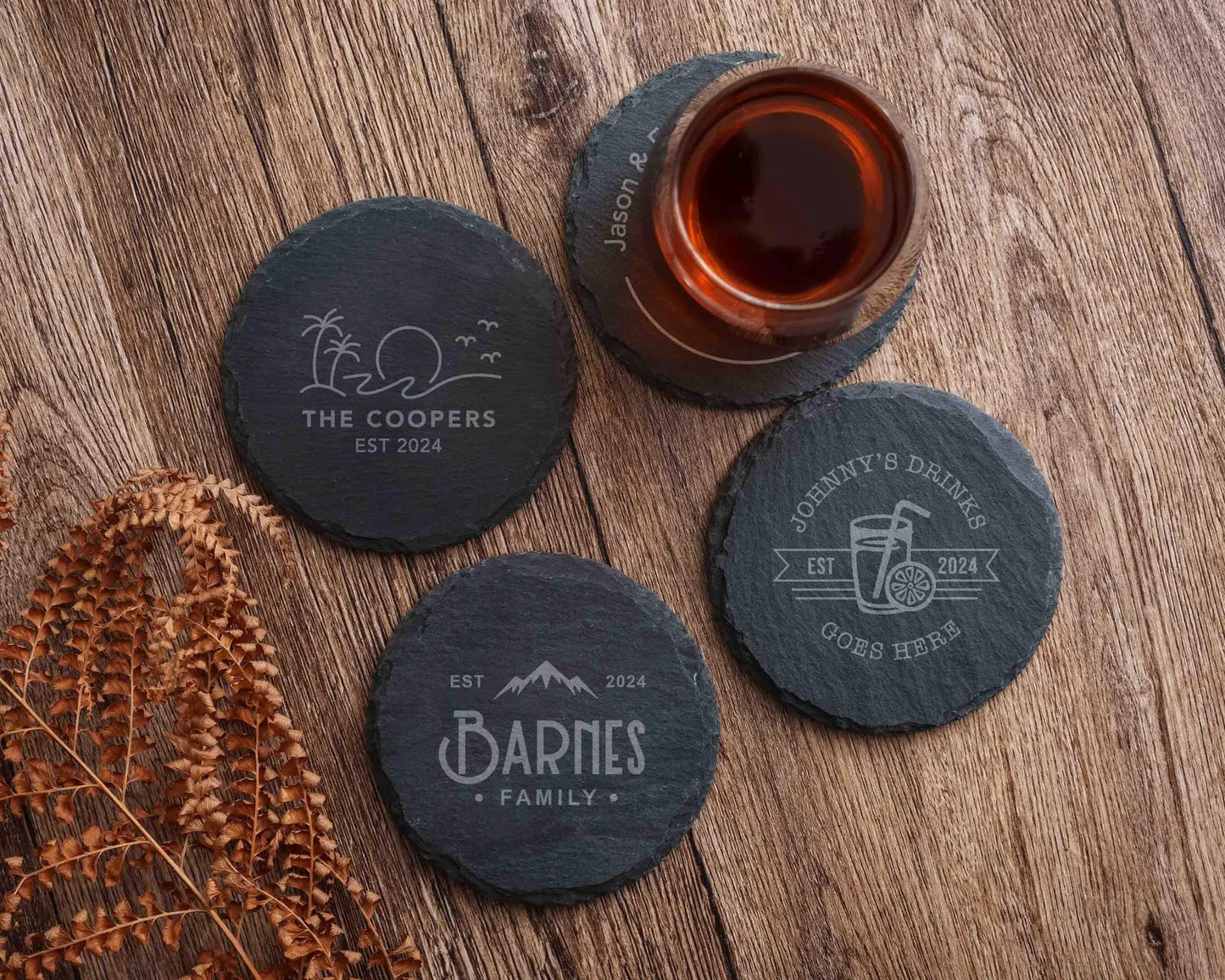 Laser Engraved Stone Slate