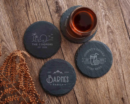 Laser Engraved Stone Slate