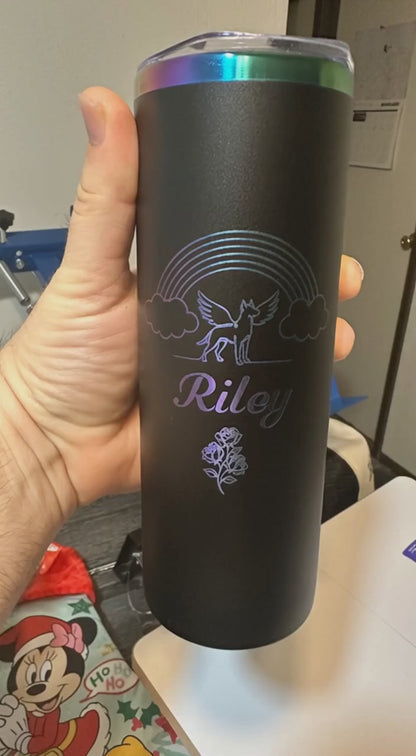 20 oz Rainbow Bridge Memorial Tumbler