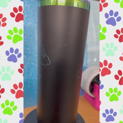 20 oz Rainbow Bridge Memorial Tumbler